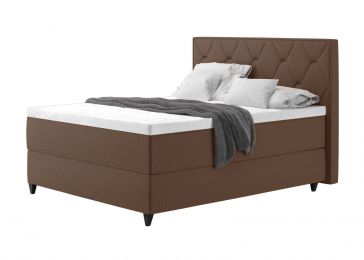 Krevet Jana 200x160 smeđa ( crne noge ) + nadmadrac Memory sleep