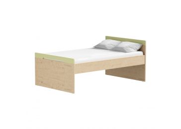 Krevet drveni povišeni, Teens 120, zeleno marabella